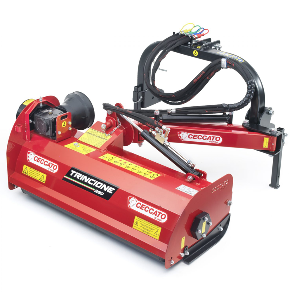 Ceccato Olindo trincione 290 Argini 1400 Trincia laterale per trattore a mazze Serie leggera Trincia argini laterale serie leggera