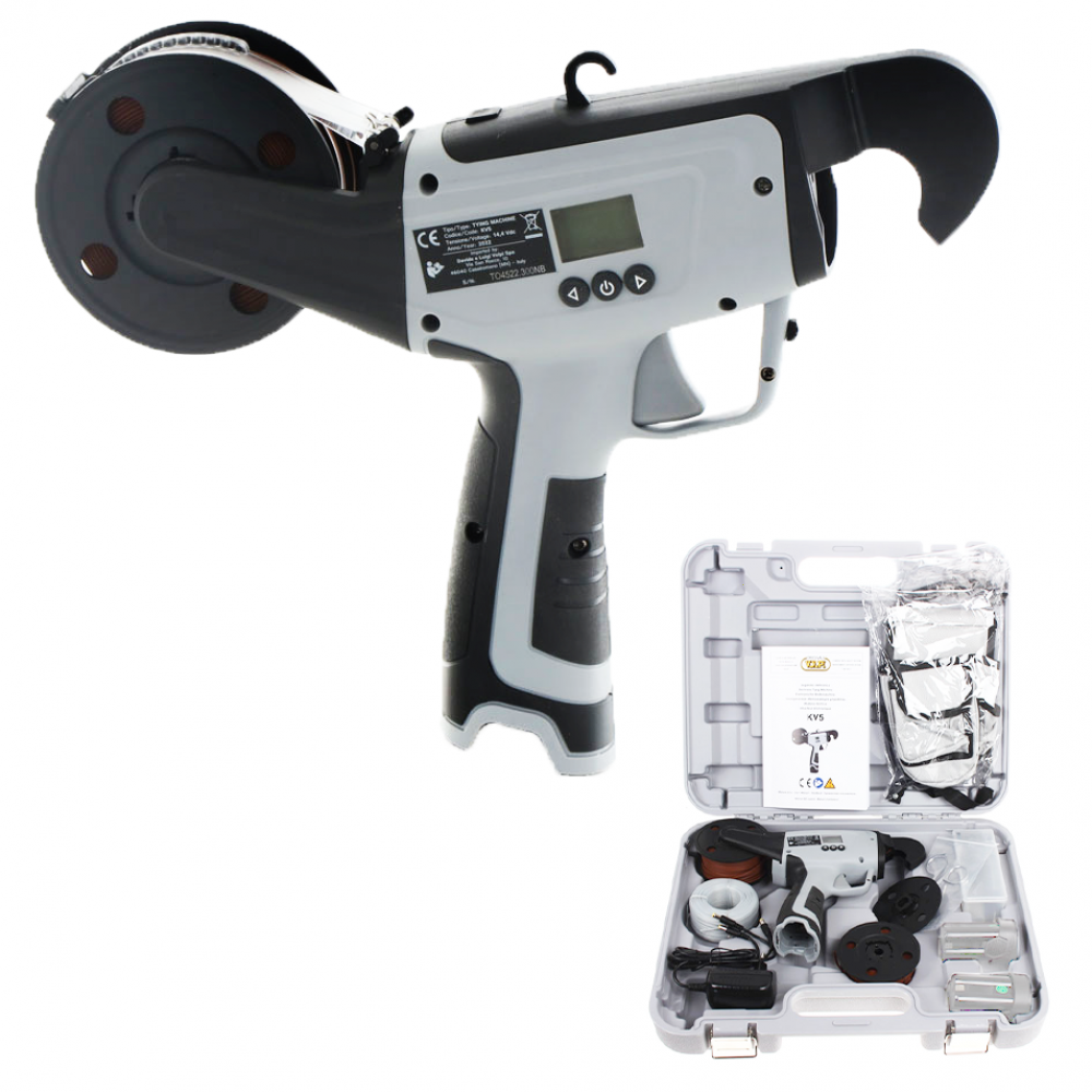 Volpi KV5 Legatrice per vigneto elettrica a batteria 14.4V SENZA BATTERIE Legatrici con batteria integrata