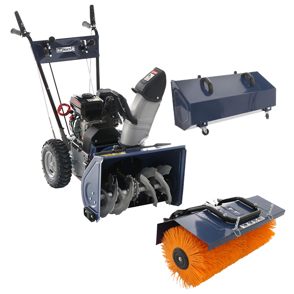 Spazzatrice A Benzina 43CC - Spazzaneve Manuale 1,7CV Per Foglie E Superfici Esterne - Foto 7