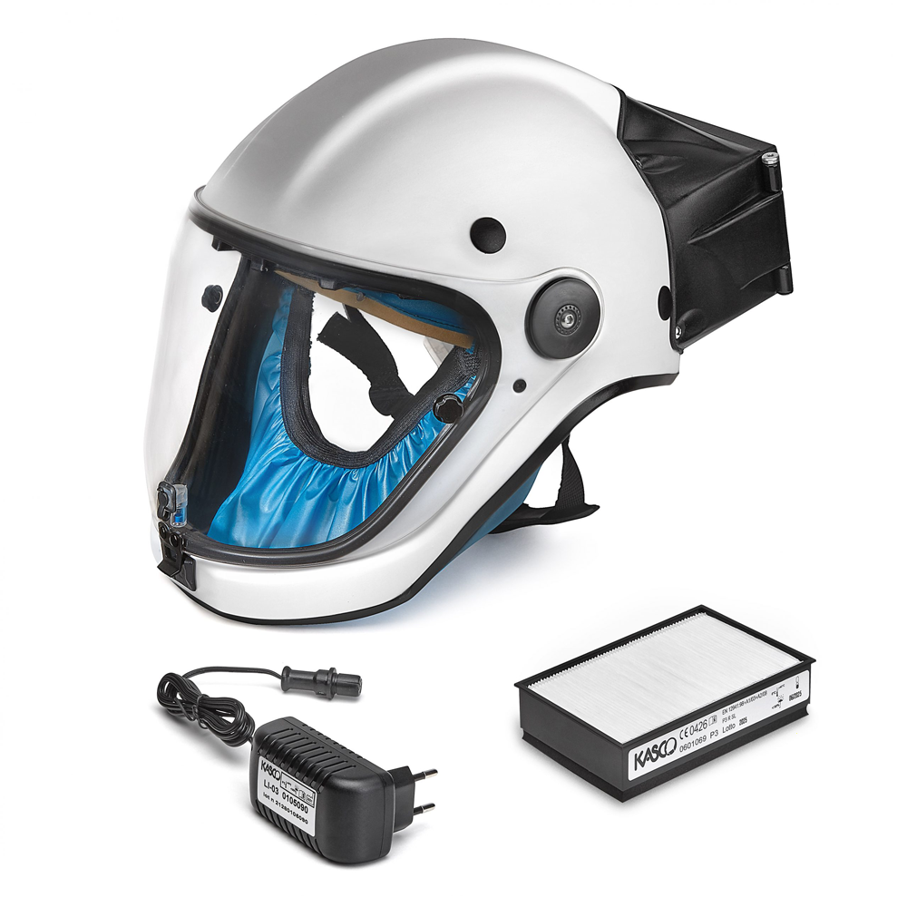 Kasco e-TA P3 Casco ventilato Con filtro P3 Dispositivi di protezione per vie respiratorie