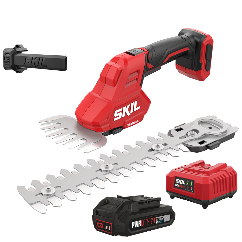 Skil 0630 CA Forbice tagliaerba a batteria Tagliasiepi 20V/2.5ah Forbici tagliaerba con batteria esterna