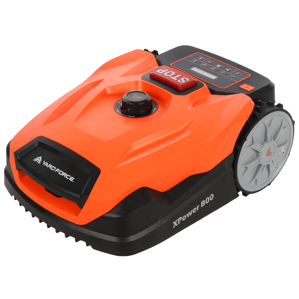 Yard Force XPower 800 Robot rasaerba Gestione tramite App Bluetooth integrato Robot Tagliaerba con filo perimetrale 600 900 mq