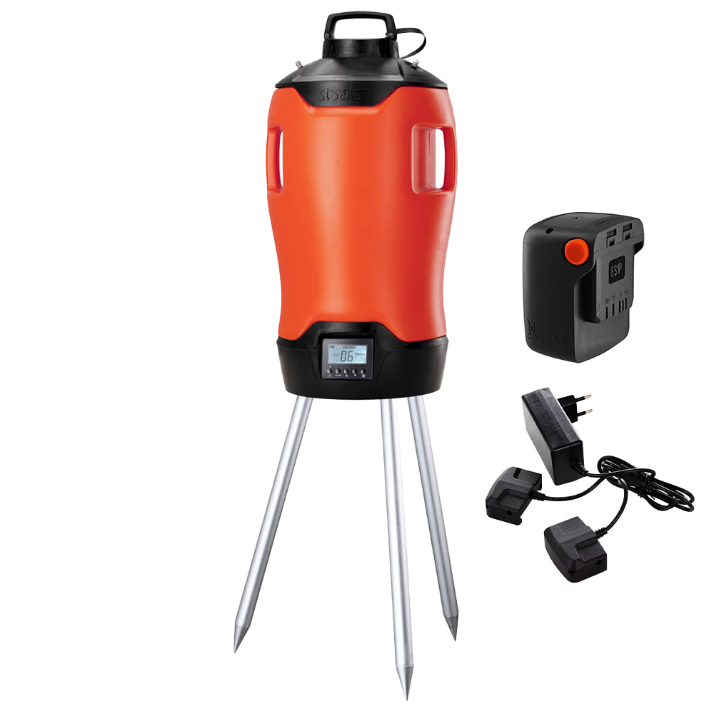 Stocker Geyser Evo 25L Nebulizzatore antizanzare da giardino a batteria 21V 2.6Ah Nebulizzatori antizanzare e per disinfestazioni da giardino