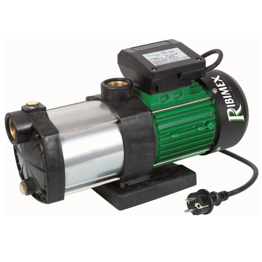 Ribimex PRMCA3P Pompa autoadescante elettrica da giardino 3 turbine 900 W Pompe da giardino autoadescanti elettriche 230V