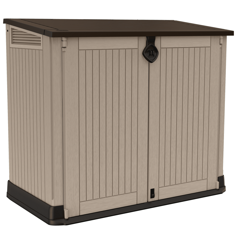 Keter Store it Out Midi beige Armadio porta attrezzi 132x71.5x113.5 cm Armadi e bauli in pvc e resina per esterno
