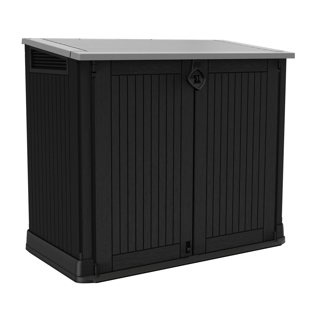 Keter Store it Out Midi nero Armadio porta attrezzi 132x71.5x113.5 cm Armadi e bauli in pvc e resina per esterno