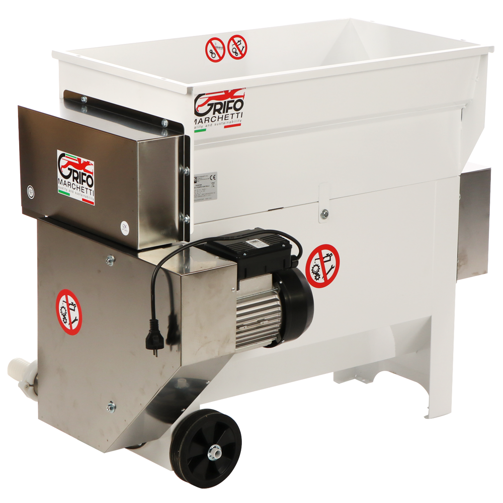 GRIFO DVEP20R Diraspatrice elettrica con pompa e rulli Con protezioni incluse Diraspatrici Professionali con Pompa e Rulli