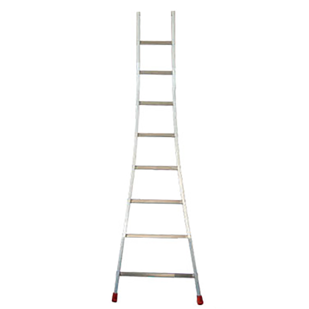 Facal Atlanta ATL-08/S, 8 gradini, 2.30 m Scala da appoggio in alluminio Altezza stimata operativa 3.19 m Scale agricole coniche