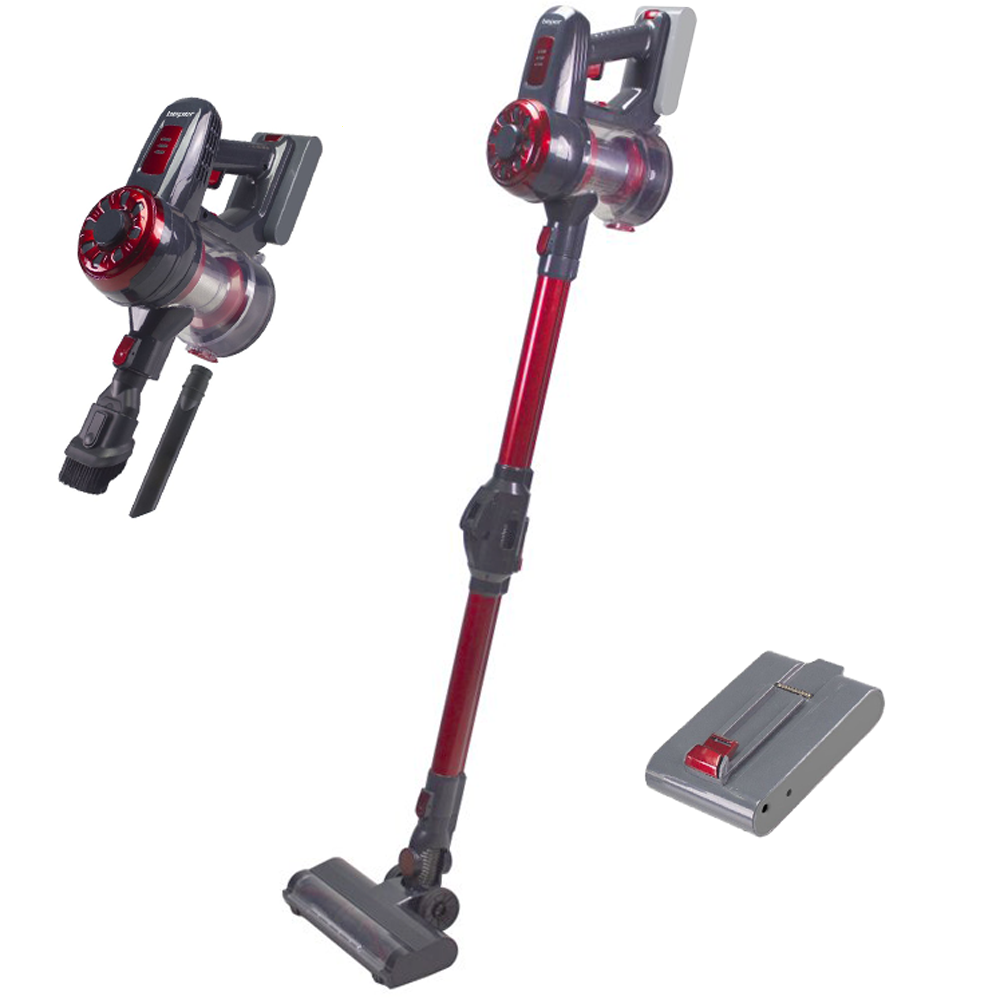 Beper P202ASP100 Scopa elettrica ricaricabile 2 in 1 22,2 V 2 Ah Aspirapolvere Scope Elettriche