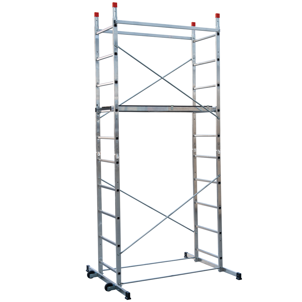 Gierre Easy 400 Trabattello in alluminio Compatto Altezza 3.08m Trabattelli 3 metri