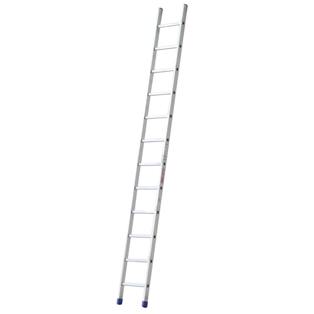 Marchetti A112, 12 gradini, 3.60 m Scala in alluminio semplice singola Altezza stimata operativa 4.60 m Scale dritte in alluminio (singole)