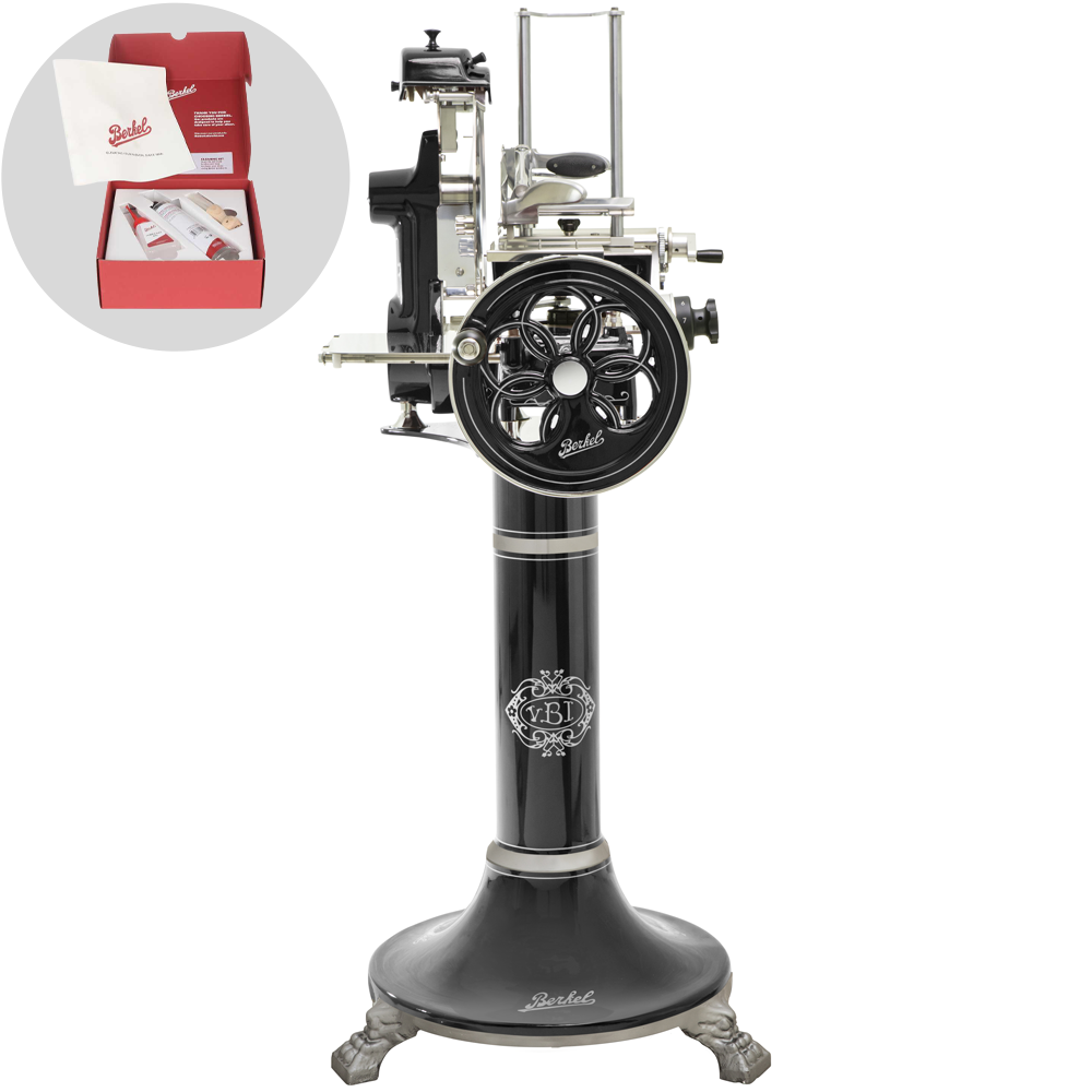 Berkel B2 Nero Affettatrice a volano con piedistallo Lama in acciaio cromato da 265 mm Affettatrici a volano