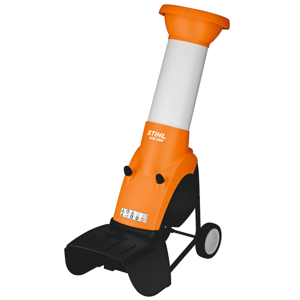 STIHL GHE 250 Biotrituratore elettrico Coltelli reversibili Biotrituratori elettrici per uso domestico a disco