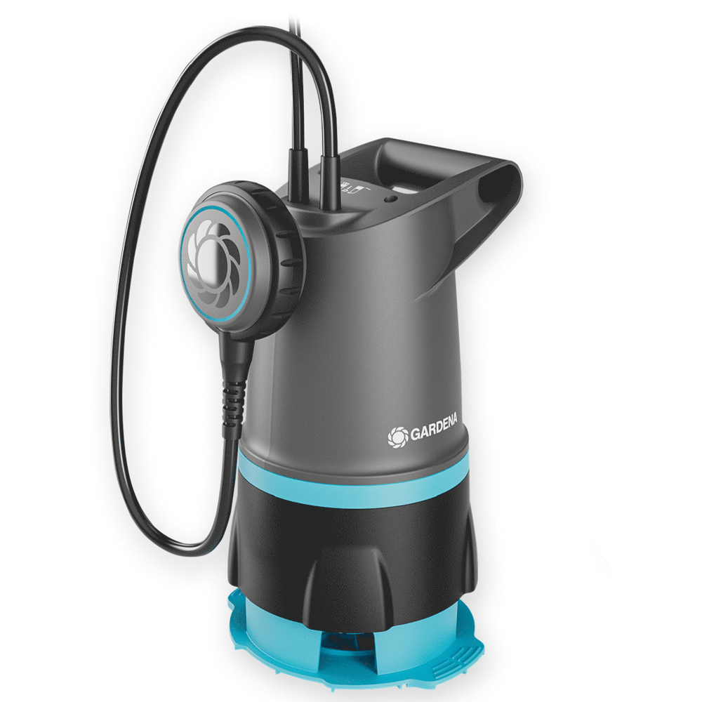 Gardena 20000 BASIC Pompa sommersa elettrica 2 in 1 per acque chiare e sporche Galleggiante integrato Pompe sommerse per acque chiare + sporche