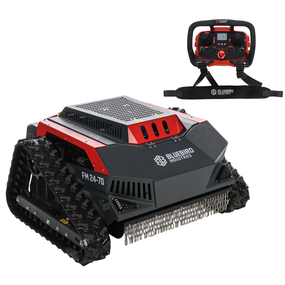 Blue Bird FM 24-70 Robot Trinciaerba radiocomandato ibrido Robot tagliaerba radiocomandati
