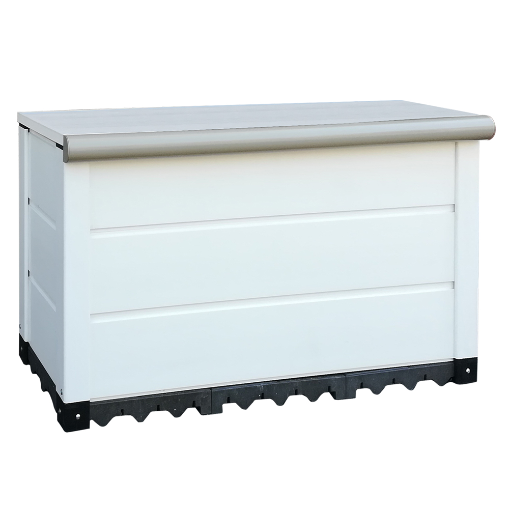 Garofalo Tuscany Evo 150 Baule porta attrezzi 82.5x42x56.7 cm Armadi e bauli in pvc e resina per esterno