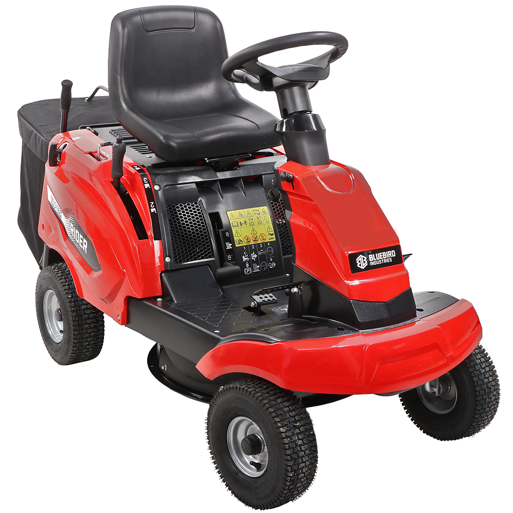 Blue Bird BlueBird TR P 62H Trattorino tagliaerba mini-rider Motore da 224cc Trattorini a scoppio piccoli mini-rider con cesto di raccolta