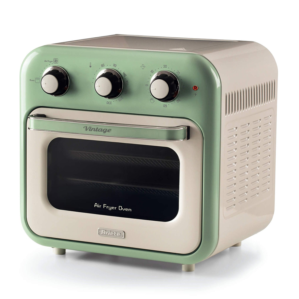 Ariete Vintage Verde Friggitrice ad aria e forno elettrico 16L Forni elettrici a 3 ripiani