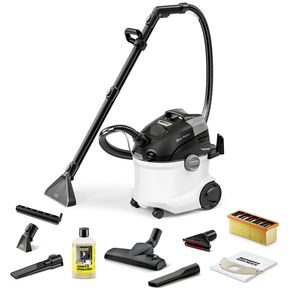 Karcher SE 6 Signature Line Lavamoquette Aspiraliquidi Bidone acqua pulita/sporca 4 lt 1000 W Lavamoquette e lavatappezzeria Hobbistici
