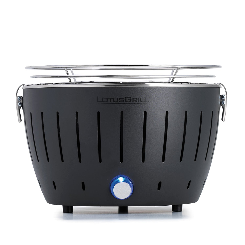Lotusgrill LG G28 U Barbecue portatile per esterno Mini Scocca antracite Barbecue da tavolo a carbonella​