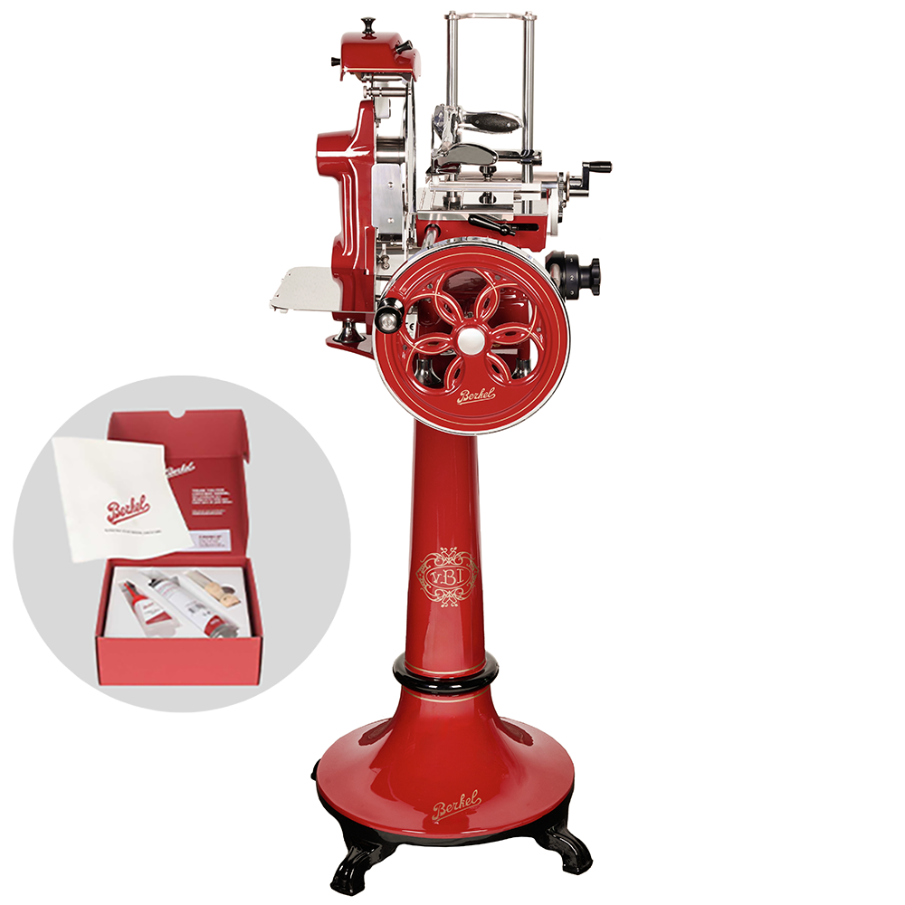 Berkel B2 Rossa Affettatrice a volano con piedistallo Lama in acciaio cromato da 265 mm Affettatrici a volano