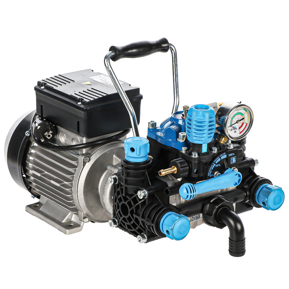 Bertolini Pumps POLY 2020 H.P. RTE.1 Motopompa elettrica per irrorazione Versione per acidi e prodotti chimici Motopompe irroratrici elettriche per pr