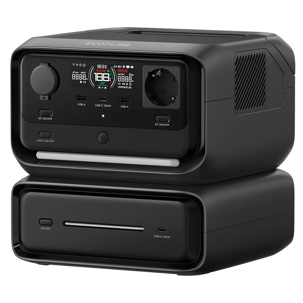EcoFlow River 3 Max Power Station Batteria Portatile 600W 572 Wh/22.4V PowerStation Portatili