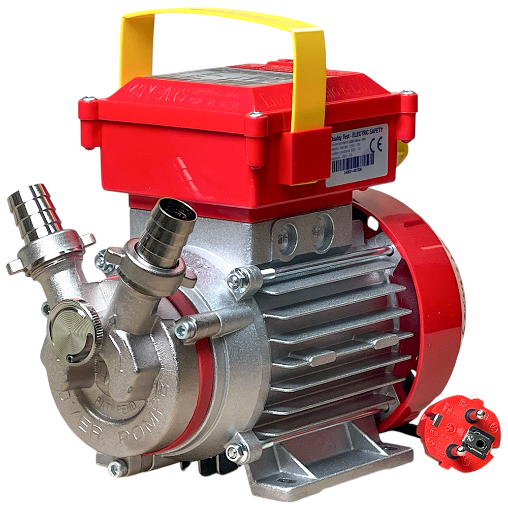 Rover Pompe Novax 20 By-Pass Pompa elettrica da travaso in lega antiossidante Monofase 230V travaso in acciaio inox e lega antiossidante elettriche mo