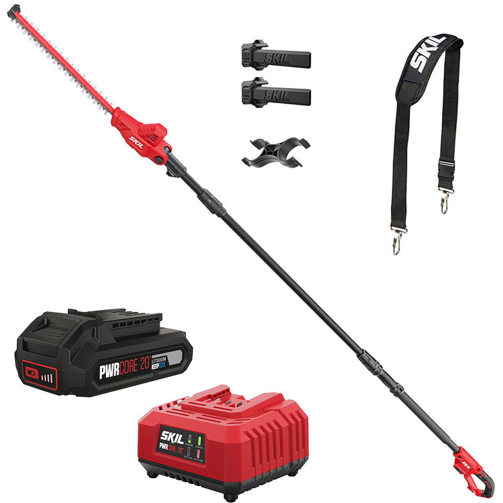 Skil OUTLET DA ESPOSIZIONE 0640 CA Tagliasiepi su asta di prolunga a batteria 20V/2.5Ah Tagliasiepi Outlet
