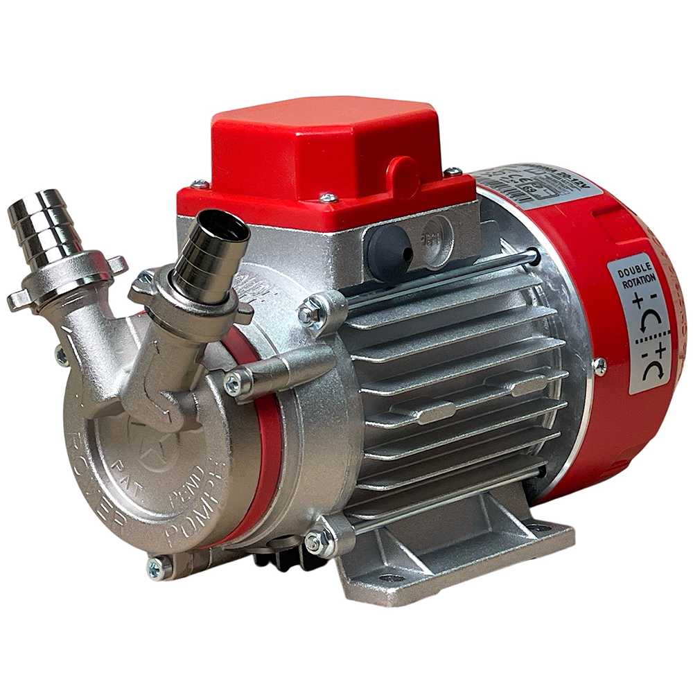 Rover Pompe Novax Marina 20 Pompa elettrica da travaso in lega antiossidante 12 V travaso in acciaio inox e lega antiossidante a batteria 12V