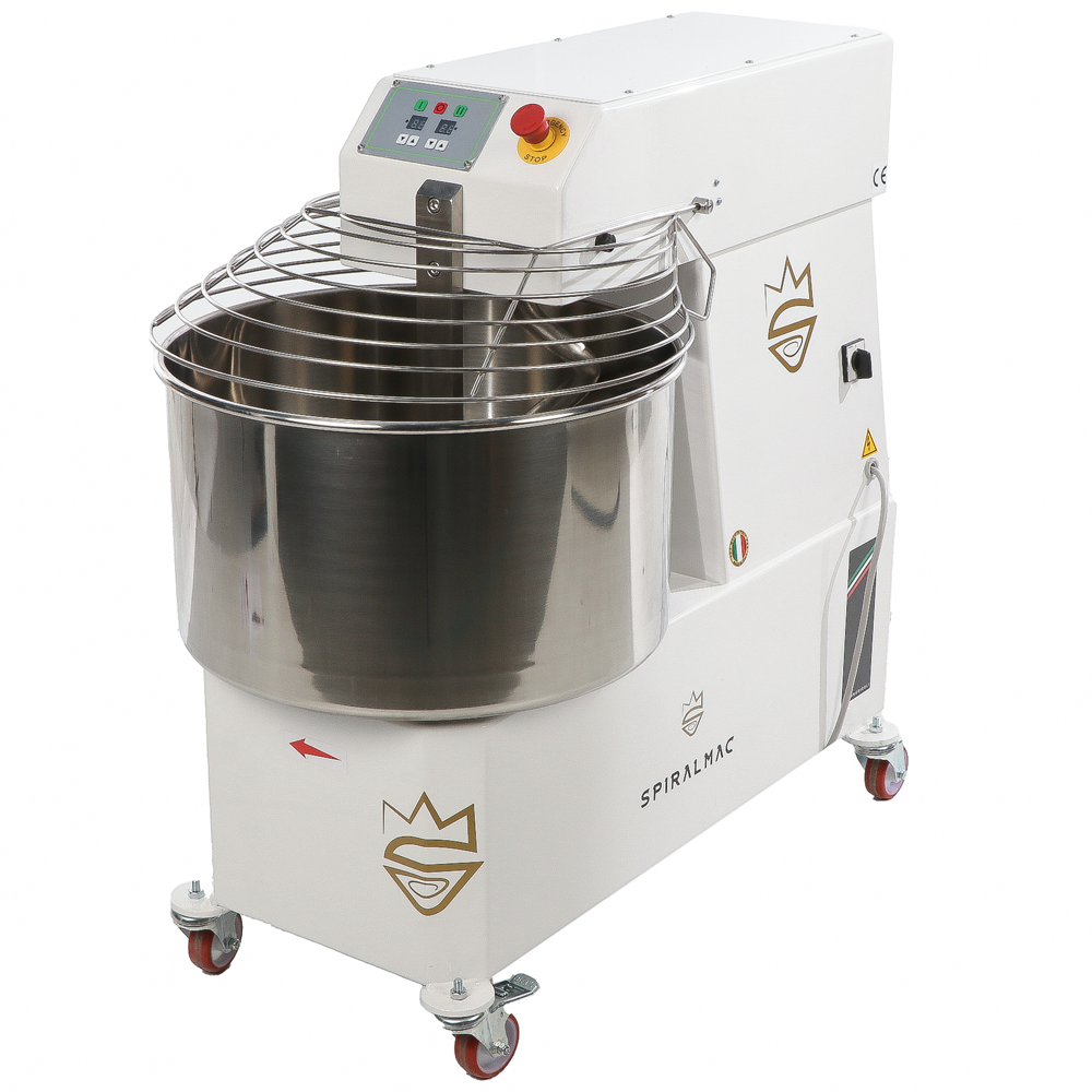 Spiralmac SV60 2 VEL PNL Impastatrice a spirale Capacità 60 Kg Trifase Impastatrici a spirale Testa Fissa 42-50Kg