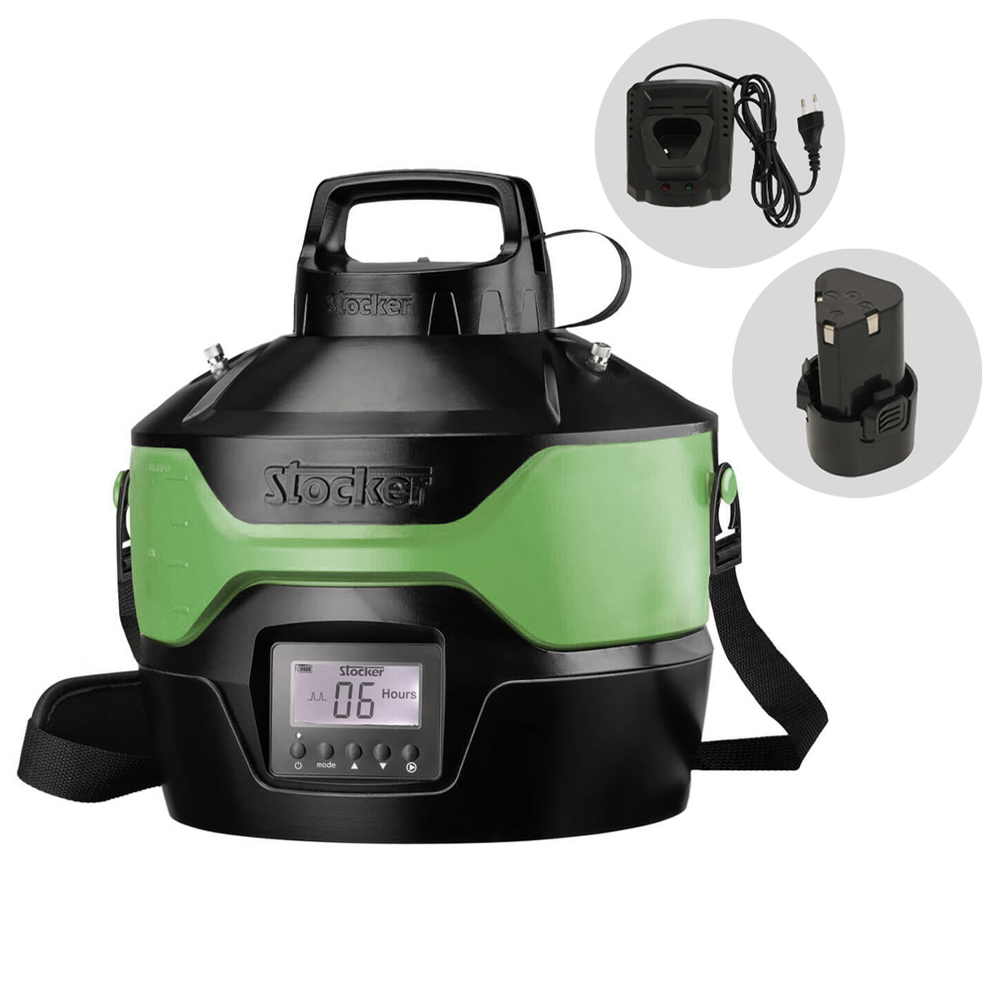 Stocker Geyser 4L Nebulizzatore antizanzare da giardino a batteria 12V 2,5Ah Nebulizzatori antizanzare e per disinfestazioni da giardino