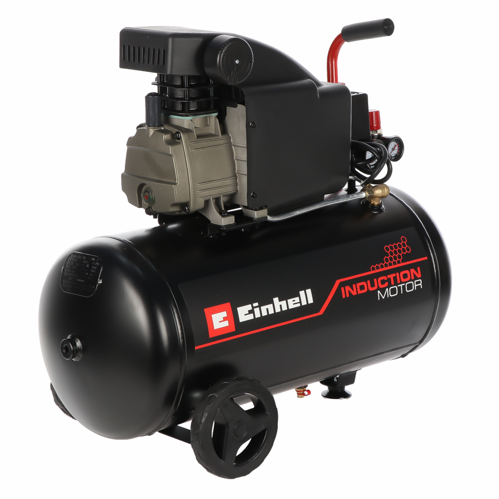 Einhell TE-AC 270/50/10 Compressore aria elettrico carrellato Motore 2.5 HP 50 lt Compressori 50 litri lubrificati ad olio