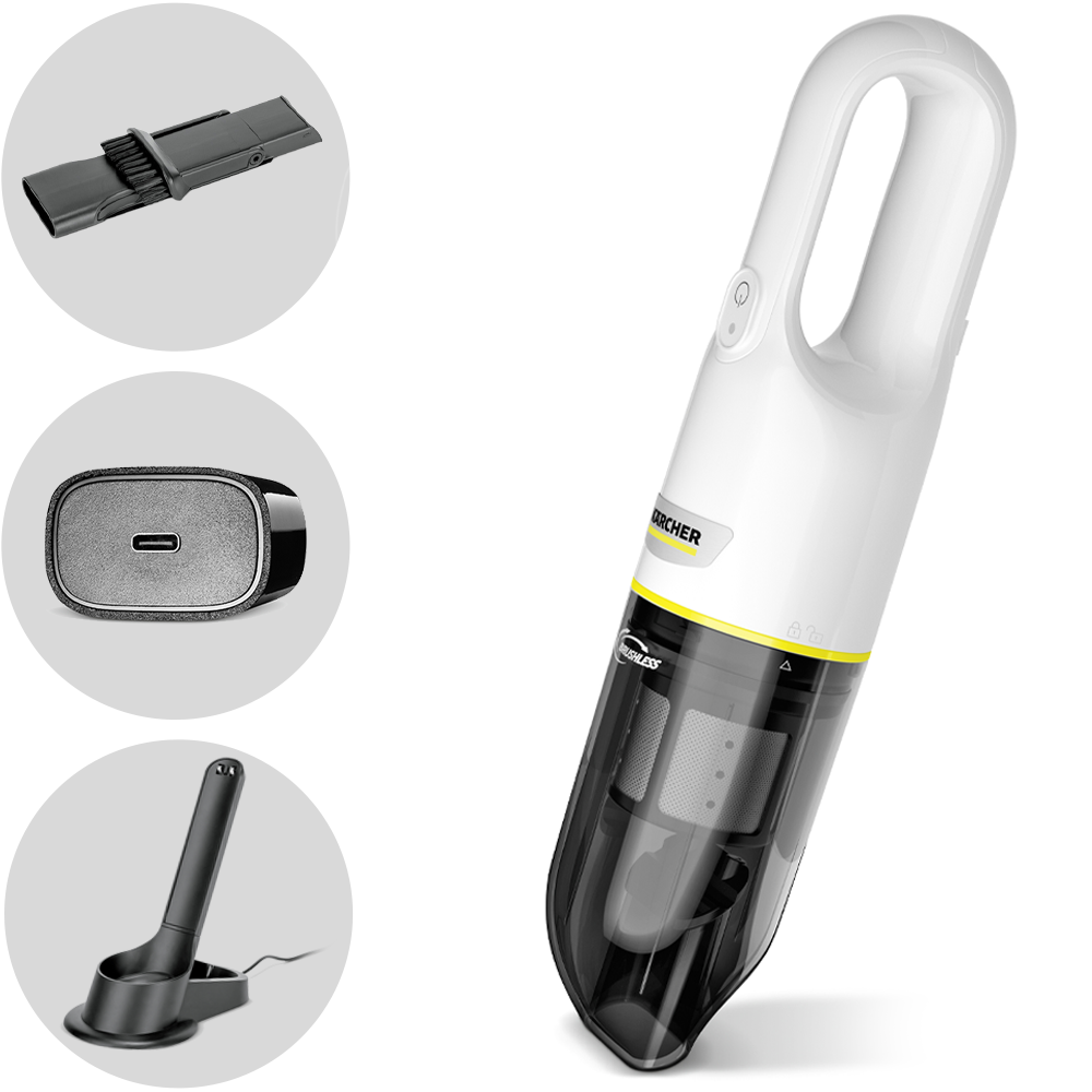 Karcher CVH 3 Plus Aspirabriciole a batteria 7.2V 2Ah Aspirabriciole