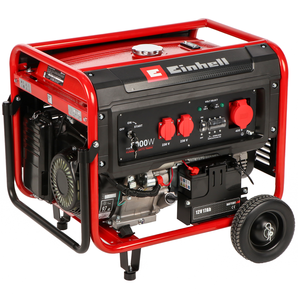 Einhell OUTLET PICCOLI DIFETTI ESTETICI TC-PG 8000 Generatore di corrente a benzina AVR 8.0 kW Continua 7.5 kW Trifase Generatori di corrente Outlet