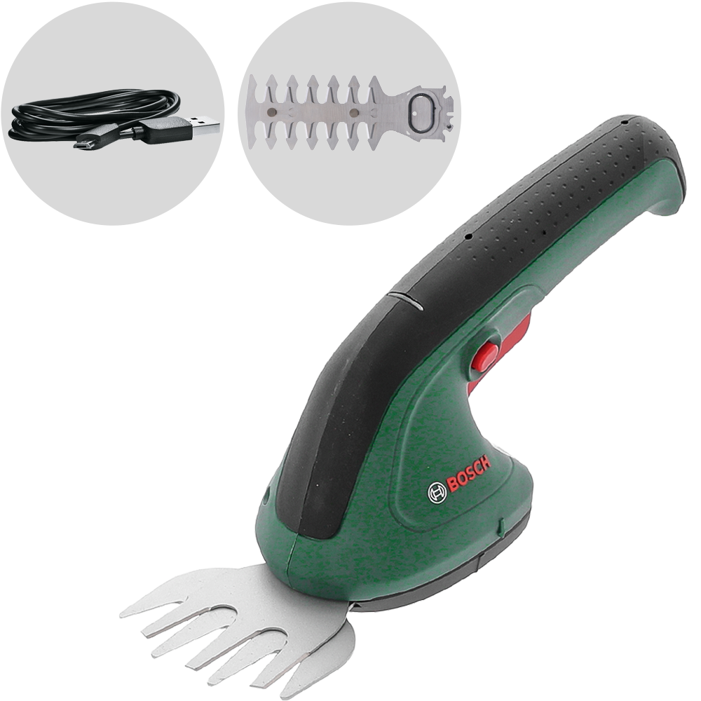 Bosch EasyShear Forbice tagliaerba a batteria integrata 3.6V 1.5Ah Forbici tagliaerba a batteria integrata