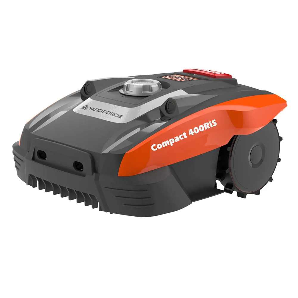 Yard Force OUTLET DIFETTI ESTETICI Compact 400RiS Robot rasaerba Controllo tramite App Sensori IRadar Robot Tagliaerba Outlet