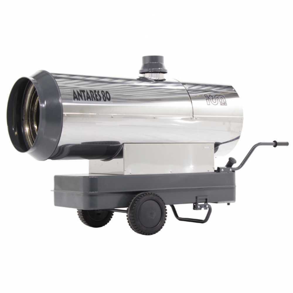 ITM ANTARES 80 INOX Generatore di aria calda a gasolio indiretto 80,6 kw Generatori di aria calda a gasolio indiretti