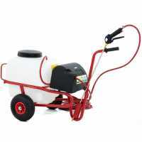 Pompa irroratrice elettrica carrellata M2015011 - A batteria 12V - 50L