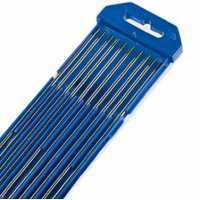 Elettrodo Tungsteno-Cerio 2% - diametro 1,6 mm - per torce 110A, 140A, 180A, 320A - 10 pz