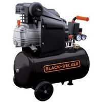 Black & Decker BD 205 24 - Compressore aria elettrico monofase - Motore 2 HP - 24 lt 