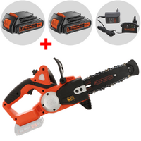 Black & Decker GKC1820L20-QW - Elettrosega a batteria 18V 2Ah + in omaggio batteria 18V 2Ah  - Lama da 35cm