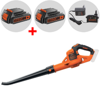 Black & Decker GWC1820PC-QW - Soffiatore a batteria 18V 2Ah + in omaggio batteria 18V 2Ah