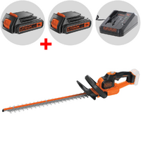 Black & Decker GTC18502PC-QW - Tagliasiepi a batteria 18V 2Ah + in omaggio batteria 18V 2Ah - Lama da 50 cm