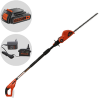 Black & Decker GTC1843L20-QW - Tagliasiepi su asta di prolunga a batteria 18V/2Ah