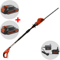 Black & Decker GTC1843L20-QW - Tagliasiepi su asta di prolunga a batteria 18V/2Ah + in omaggio batteria 18V 2Ah