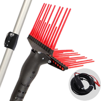 Castellari Olivance EP S L V2- Abbacchiatore elettrico a batteria tipo auto con cavo in dotazione - Asta telescopica in alluminio 220/300 cm