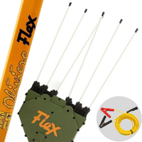 Oliviero Flex Basic Fisso - Abbacchiatore elettrico a batteria - Asta in alluminio fissa 240 cm - Scegli tra più configurazioni