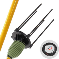 Oliviero Light 2.0 - Abbacchiatore elettrico a batteria - Asta in alluminio fissa 245 cm