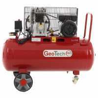 GeoTech Pro BACP100-8-2 - Compressore aria elettrico a cinghia - Motore 2 HP - 100 lt - potenza 8 bar